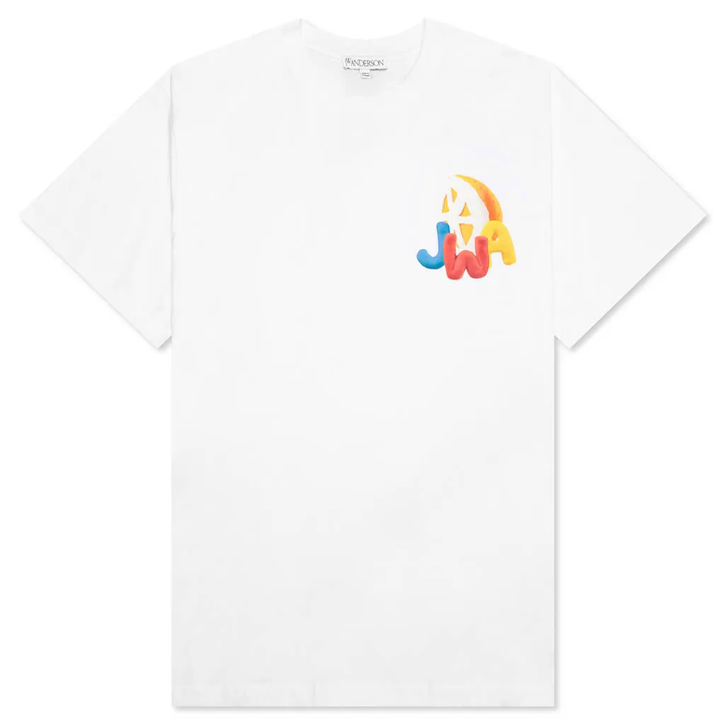 JWA Orange Print T-Shirt - White