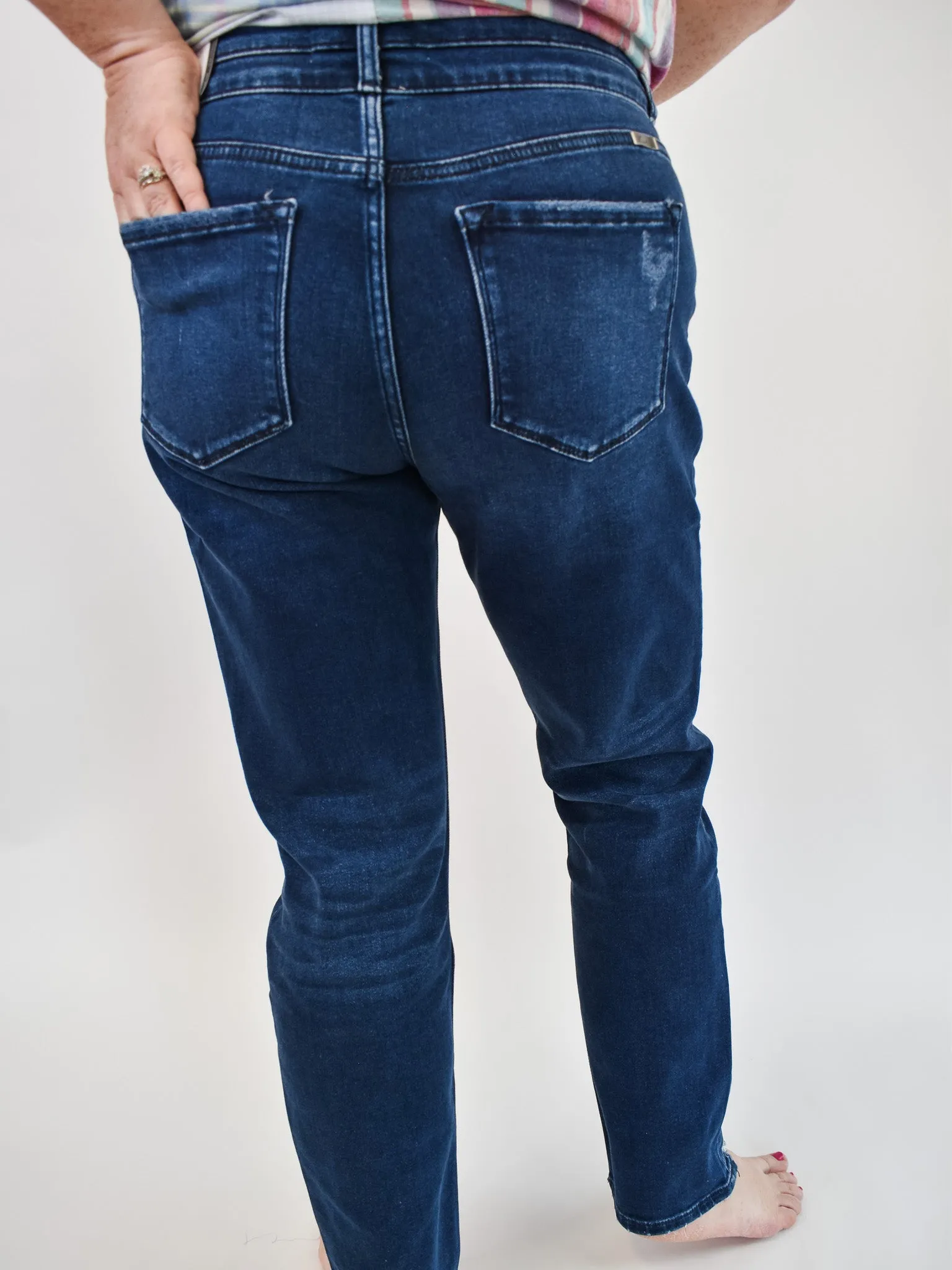 KanCan High Waist Slim Straight Jeans