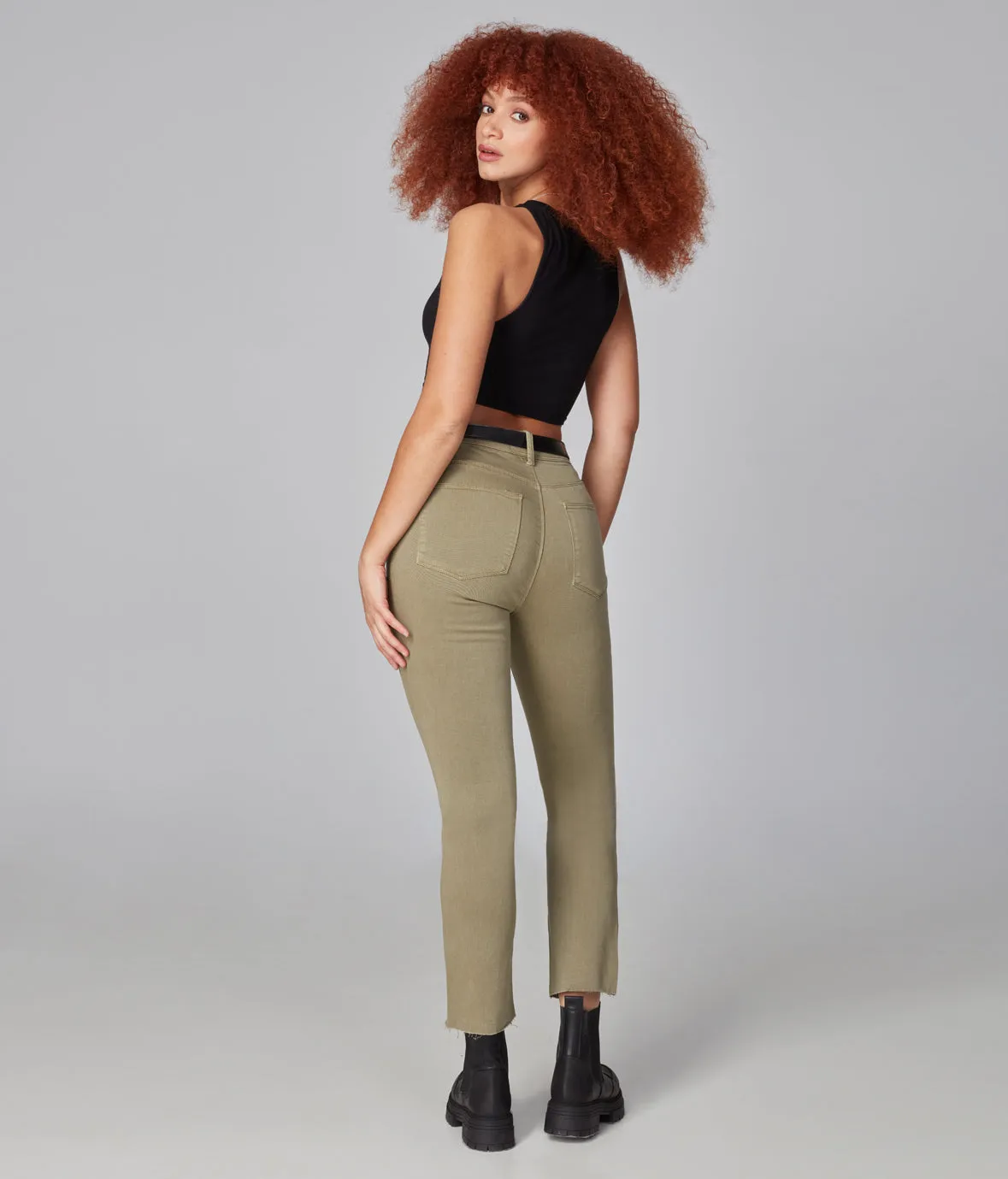 KATE-DK High Rise Slim Jeans