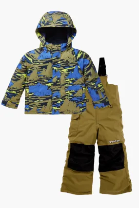 Kids Winter 2-Piece Set Burton Classic 2L - Olive (Size 5 left)