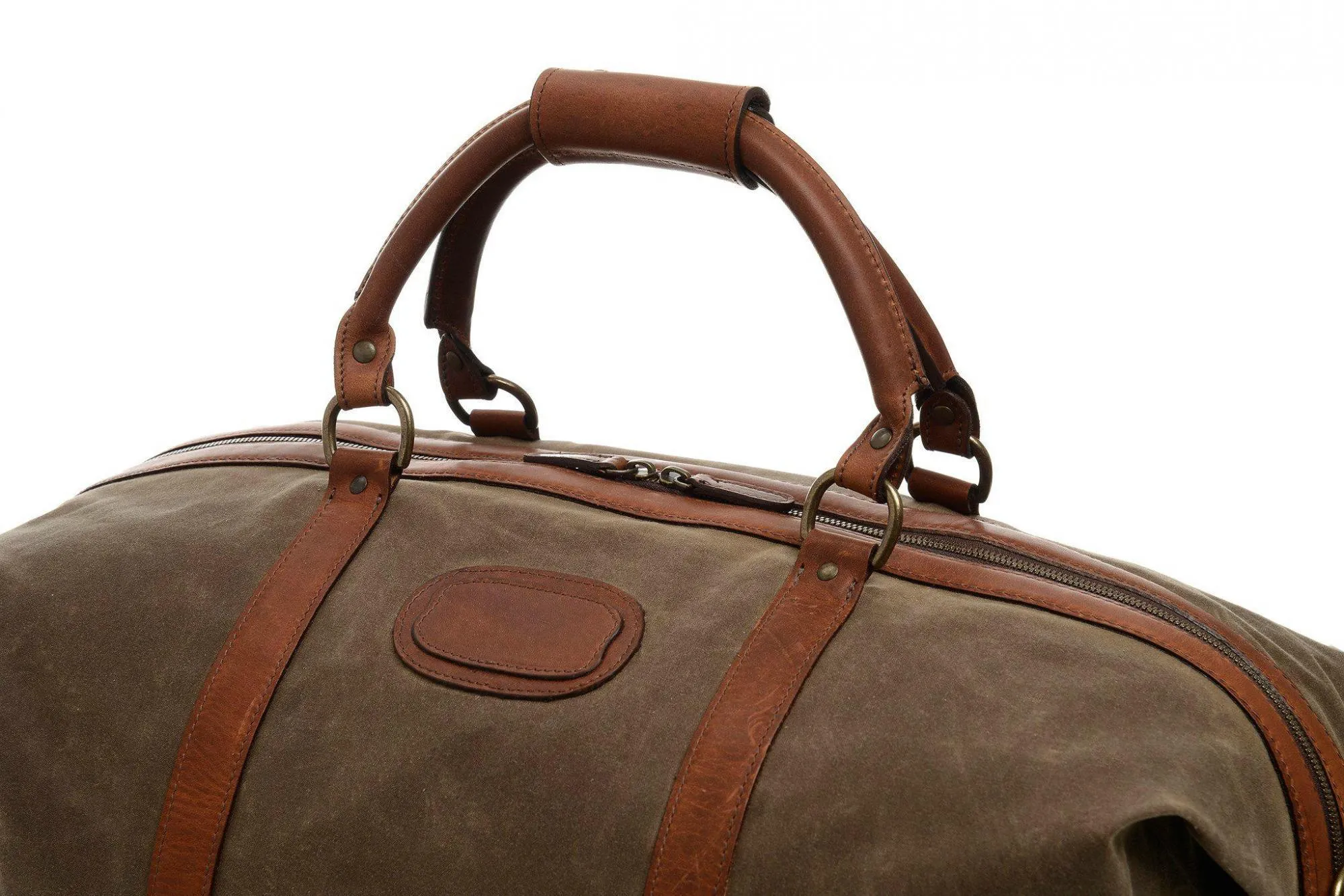 Korchmar Lux Twain 22" Waxed Canvas Weekender