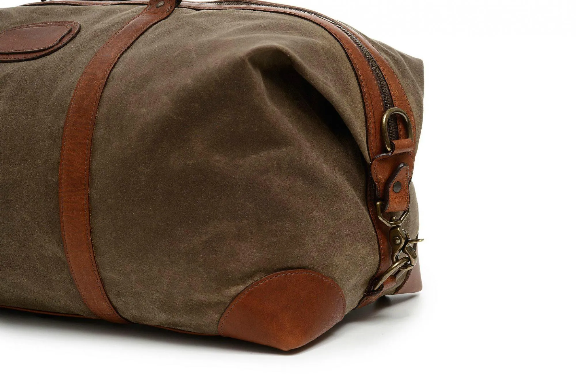 Korchmar Lux Twain 22" Waxed Canvas Weekender