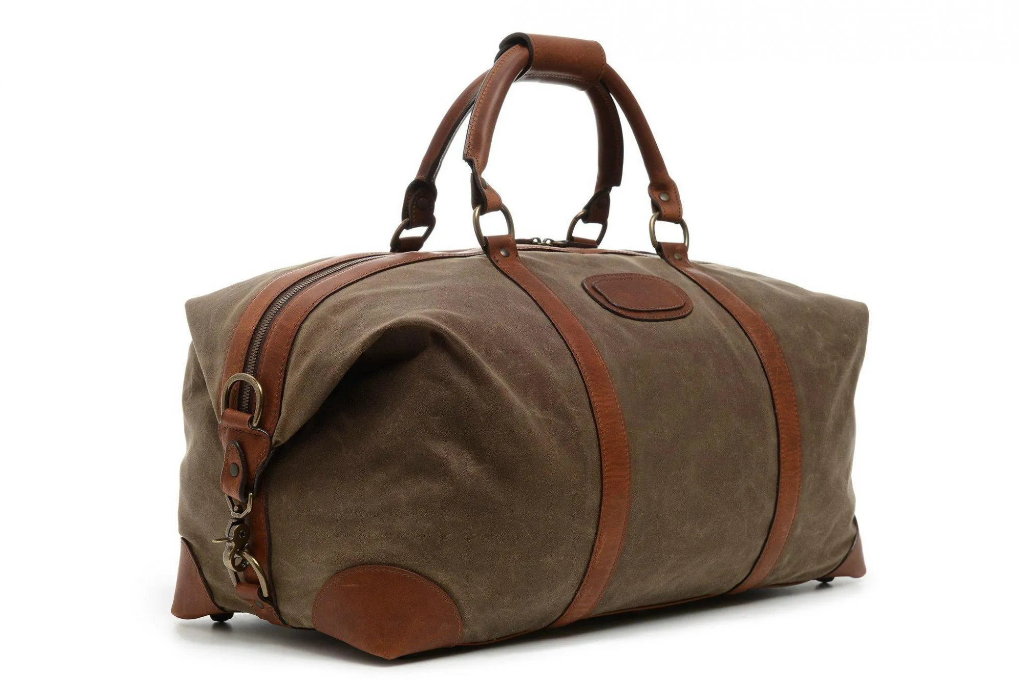 Korchmar Lux Twain 22" Waxed Canvas Weekender