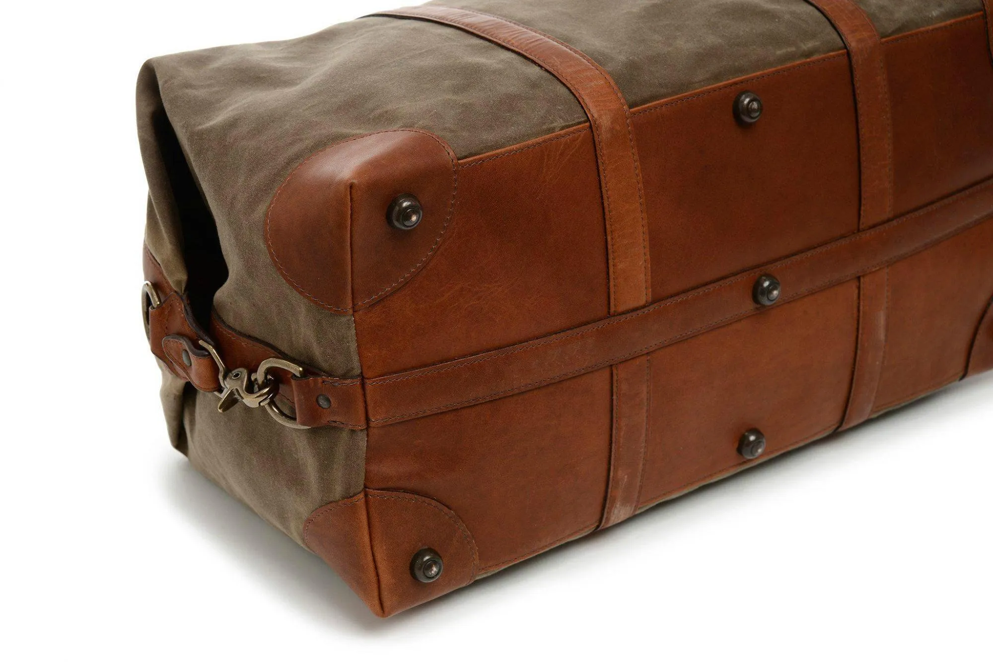 Korchmar Lux Twain 22" Waxed Canvas Weekender