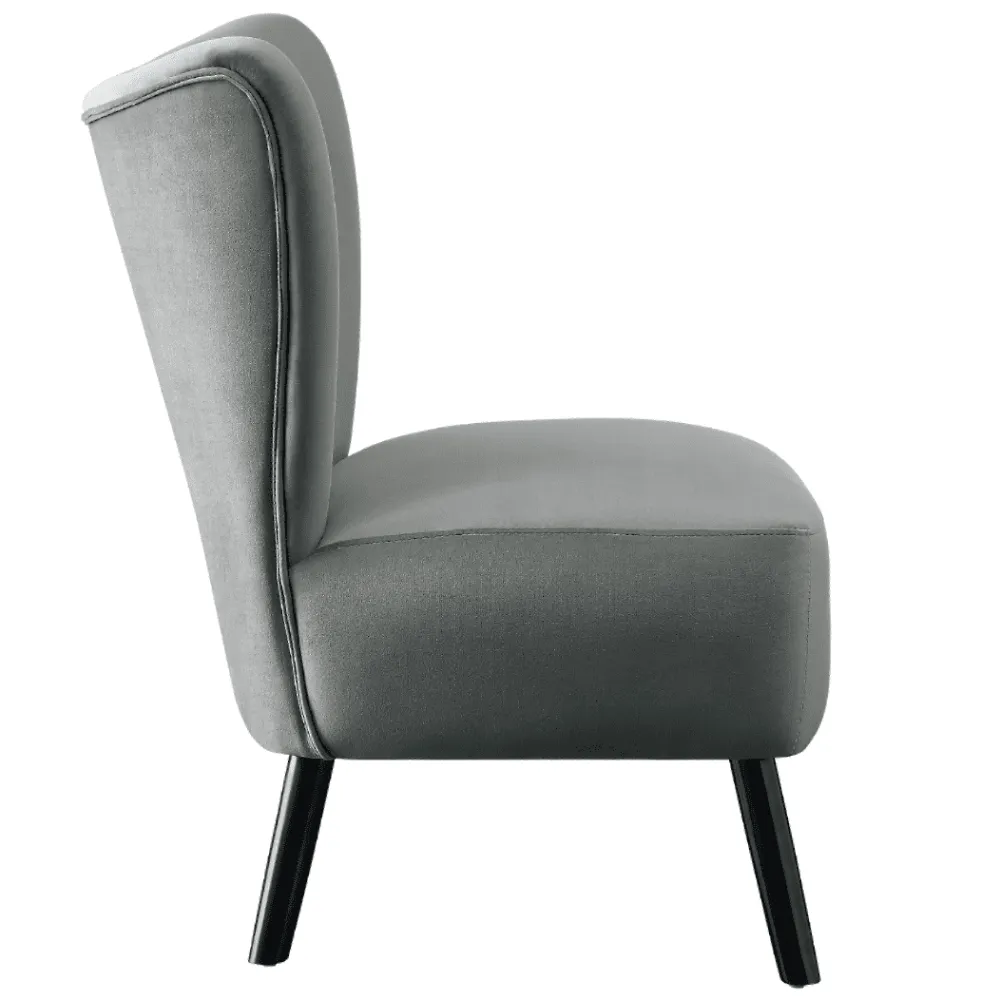 Lappy Suede Accent Chair