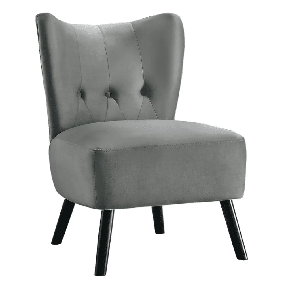 Lappy Suede Accent Chair