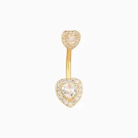 Luxury Heart Belly Ring