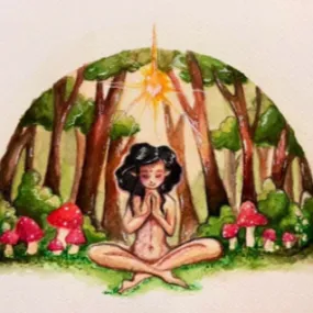 Meditation In The Forest