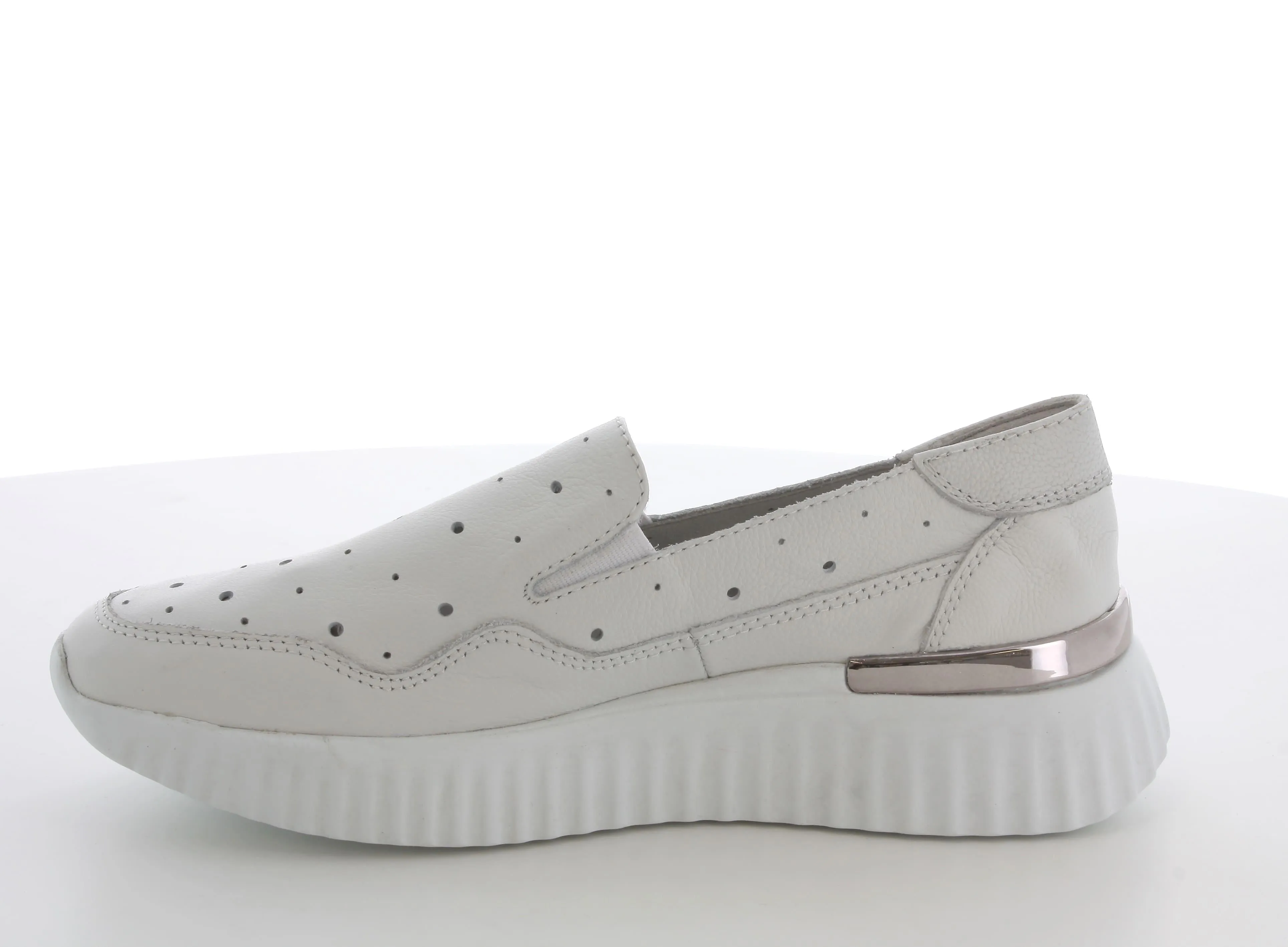 Melluso donna sneakers estive slip-on in pelle