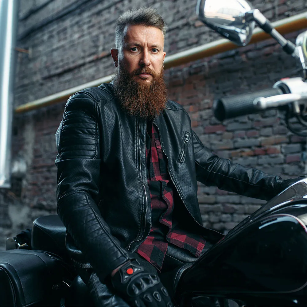 Men's Cafe Racer Jacket | KC Leather Signature Range - Andrew