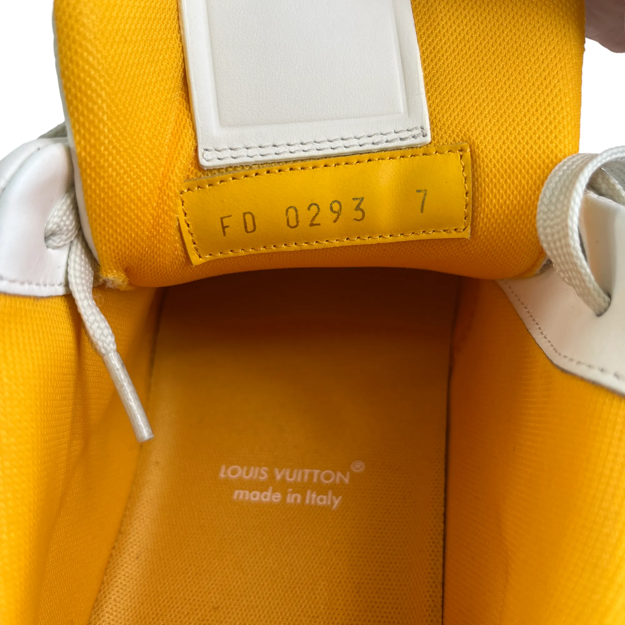 Men's Lv Trainers Yellow Size EU 41 / UK 7