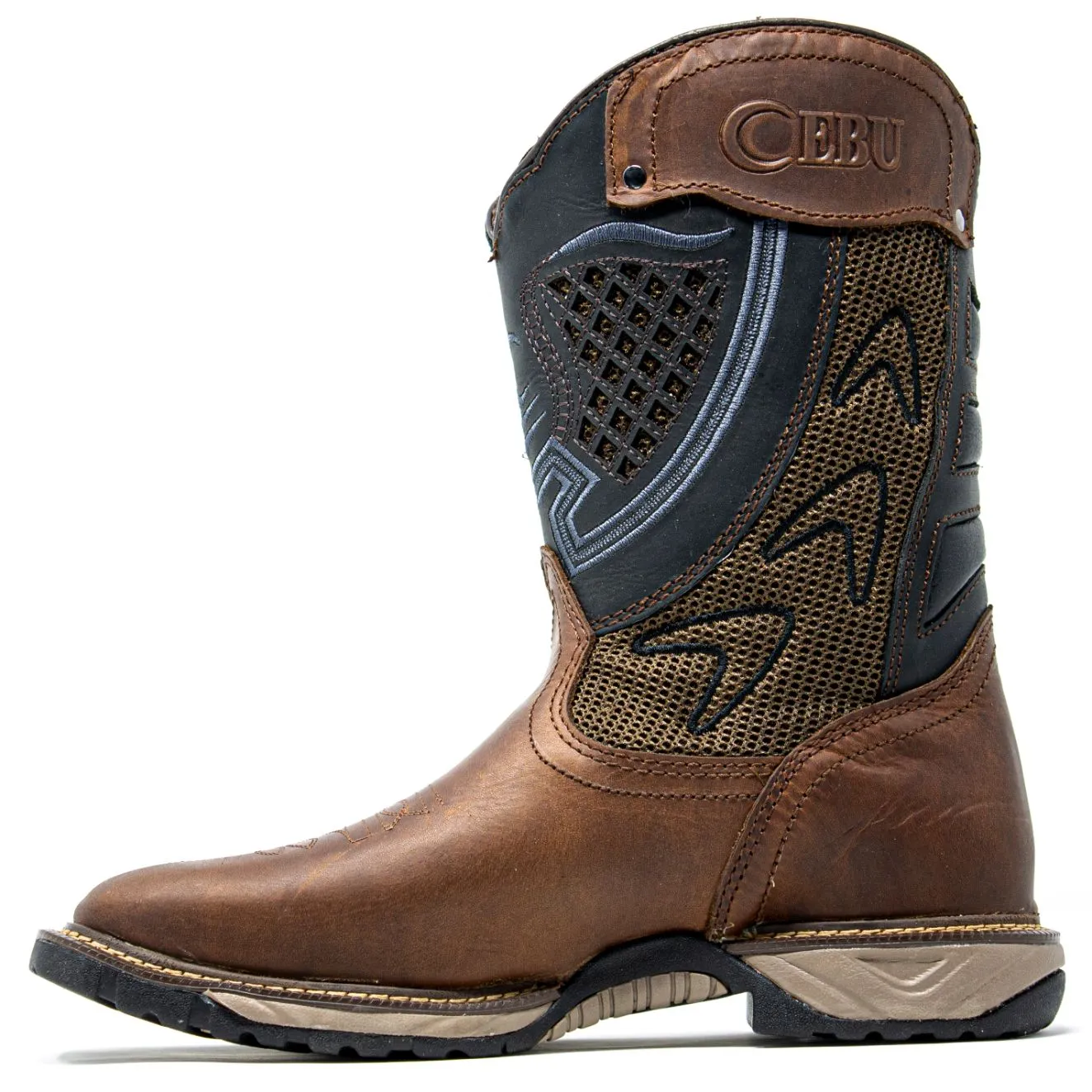 Men's RANGER - 10" Pull On Square Toe Work Boots