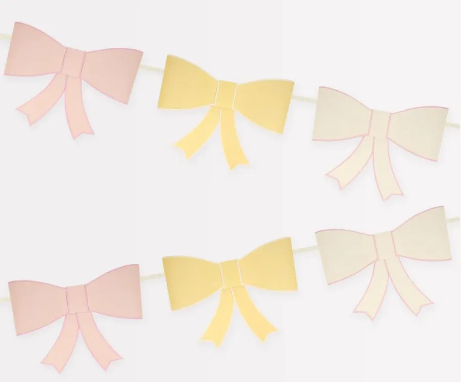 Meri Meri 3D Paper Bow Garland