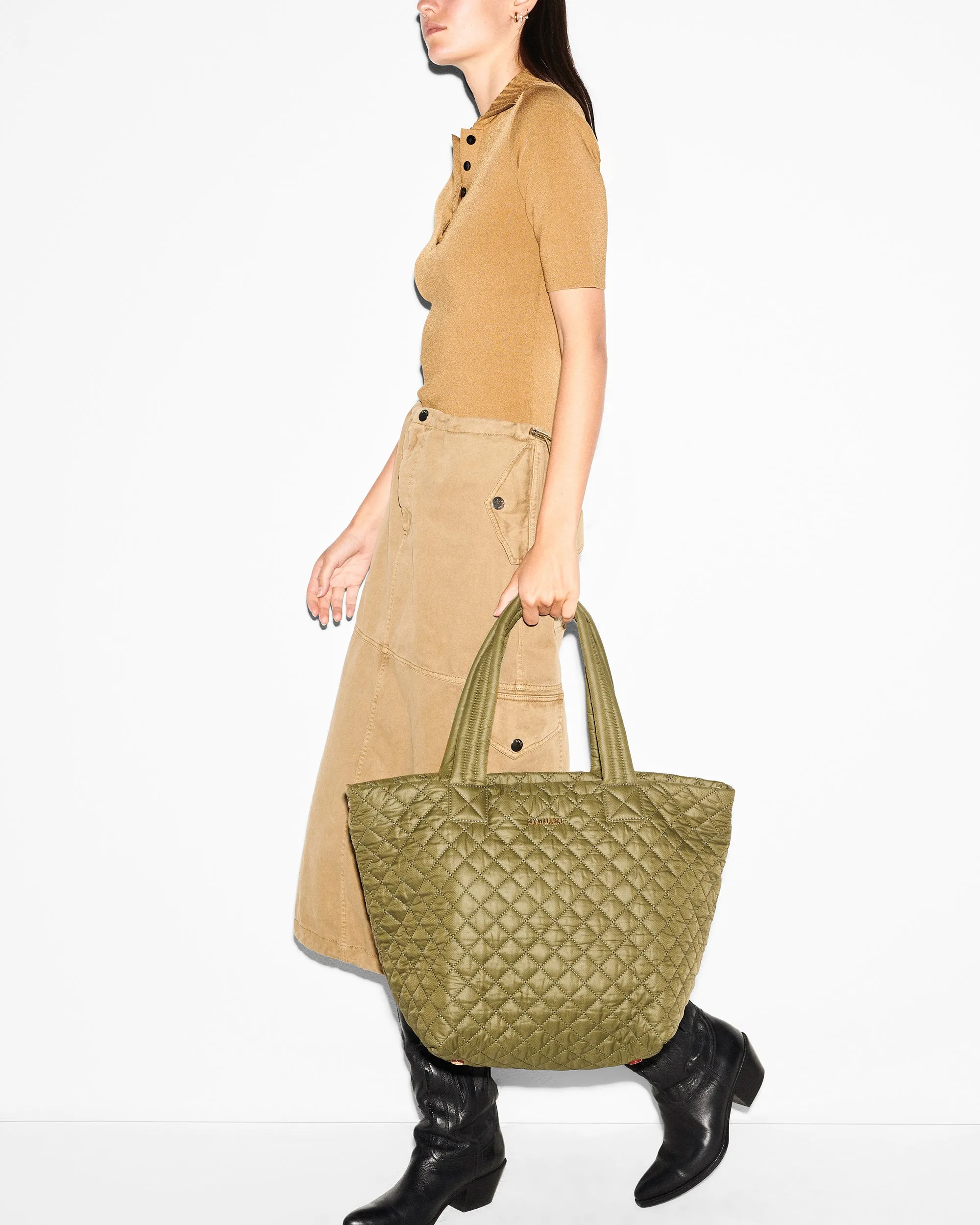 Moss Medium Metro Tote Deluxe