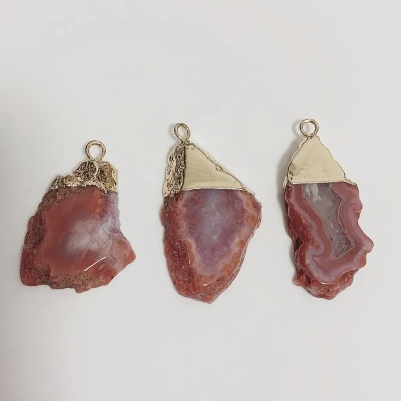 Natural Irregular Size Carnelian Pendant