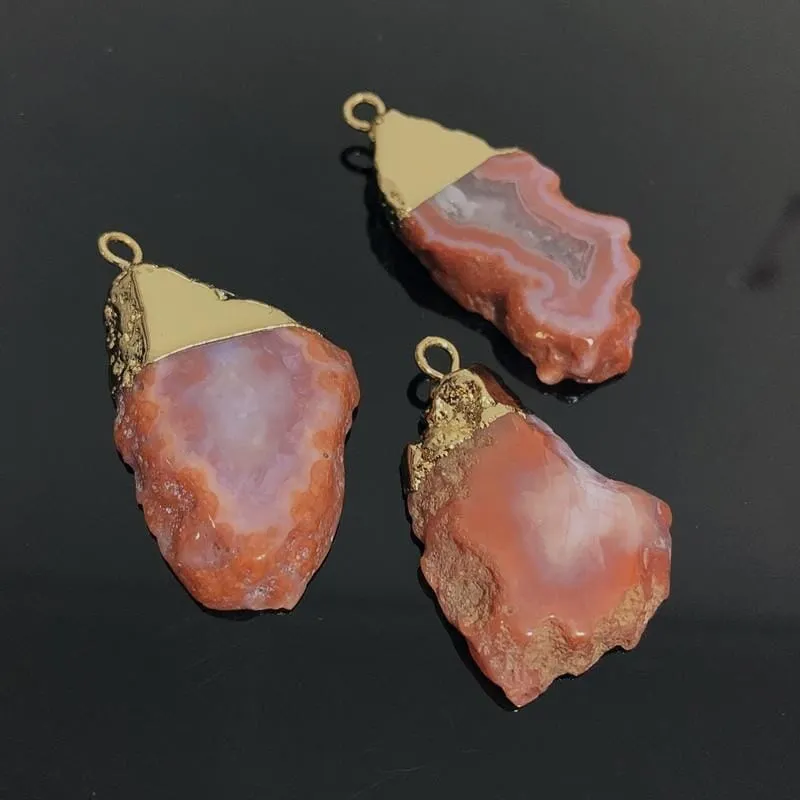 Natural Irregular Size Carnelian Pendant