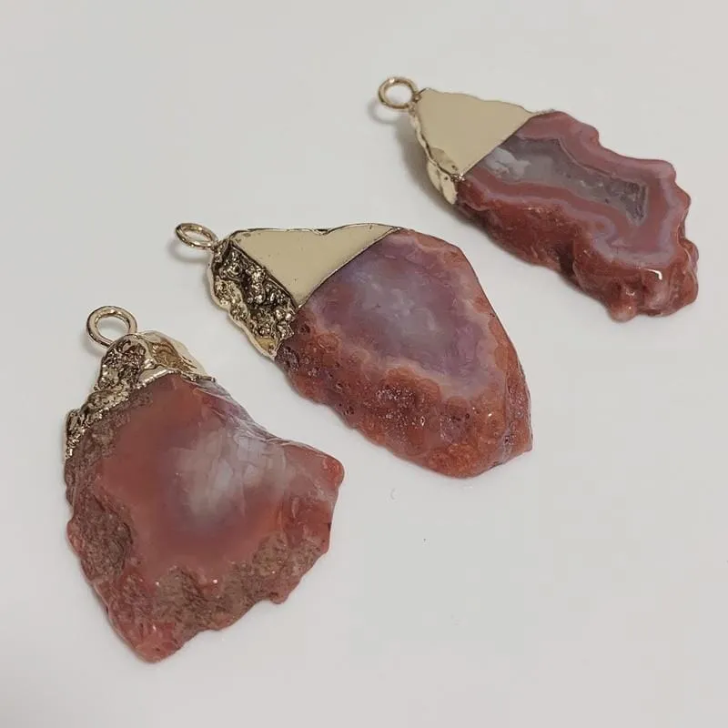 Natural Irregular Size Carnelian Pendant