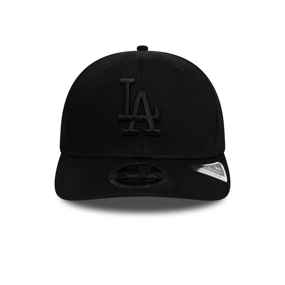 NEW ERA LA Dodgers Tonal Black 9FIFTY Stretch Snap Cap