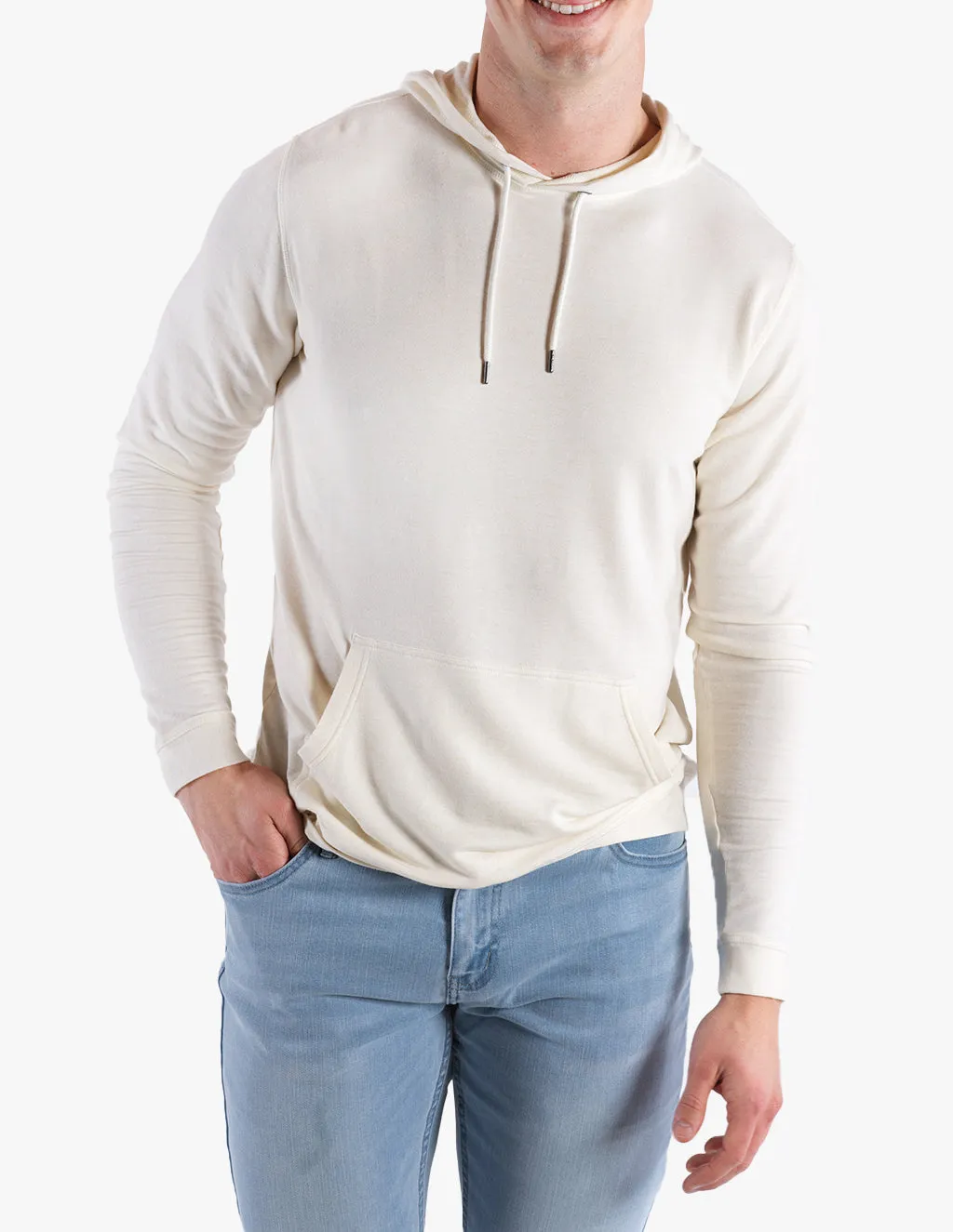 OATMEAL CASHMERE HOODIE