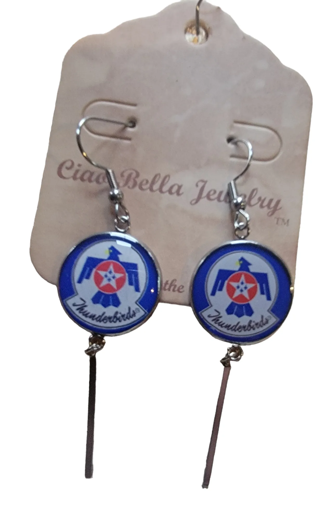 Officially Licensed Military Charm Earrings - A Proud Symbol of Service and Sacrifice