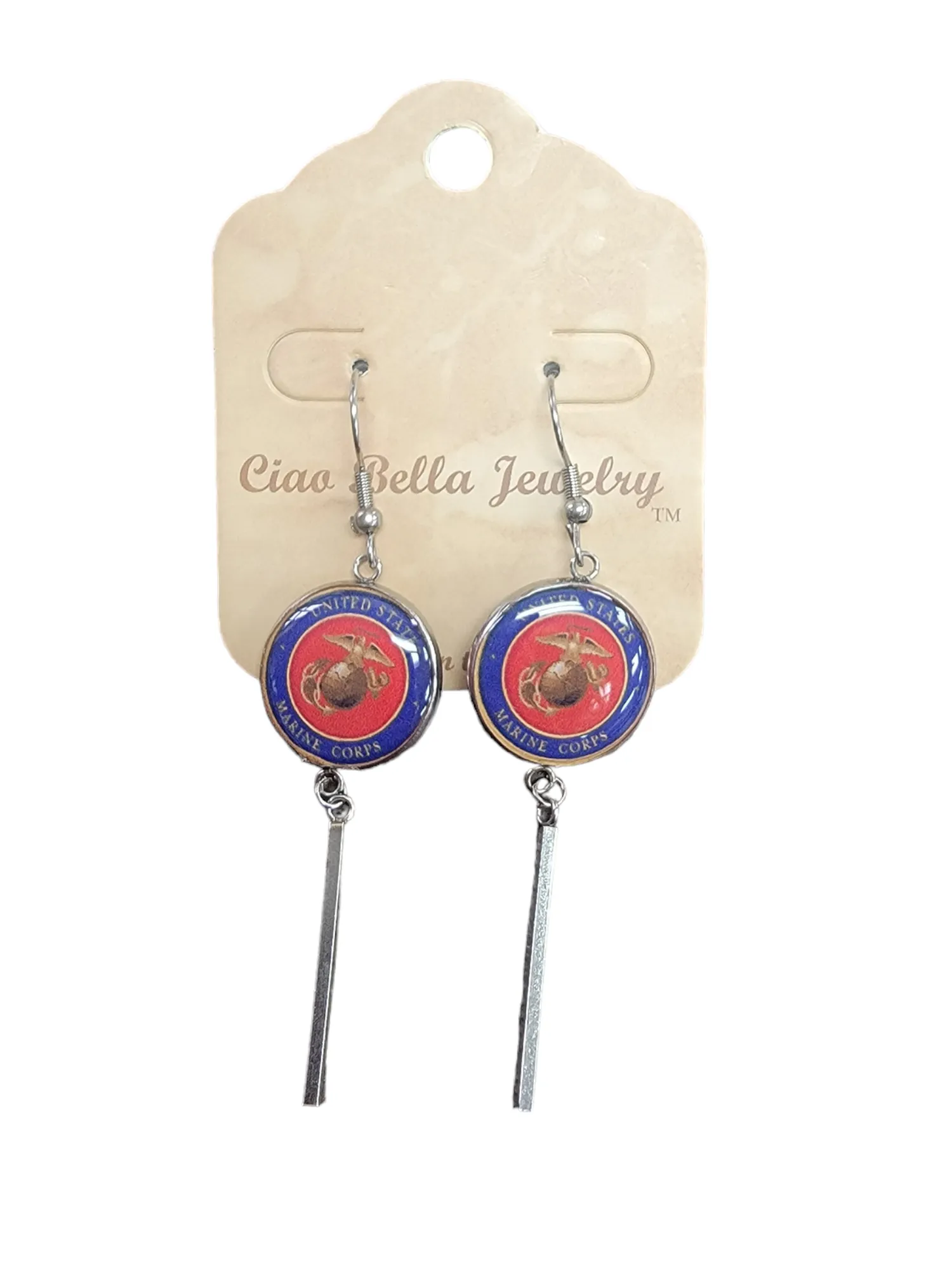 Officially Licensed Military Charm Earrings - A Proud Symbol of Service and Sacrifice