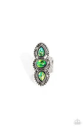 Paparazzi Strut Your STUDS Green Ring