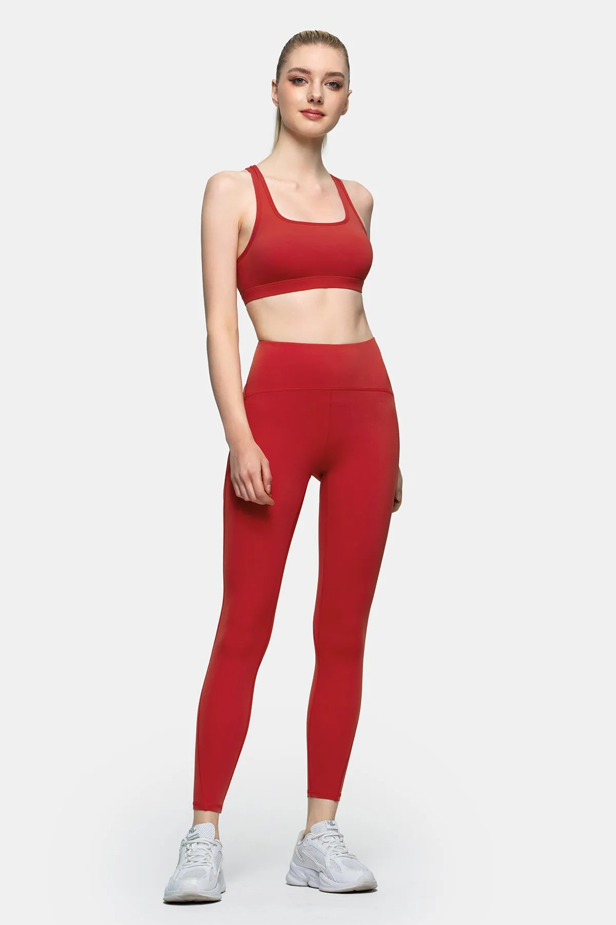 Performance High-Rise Leggings with Contoured Lines