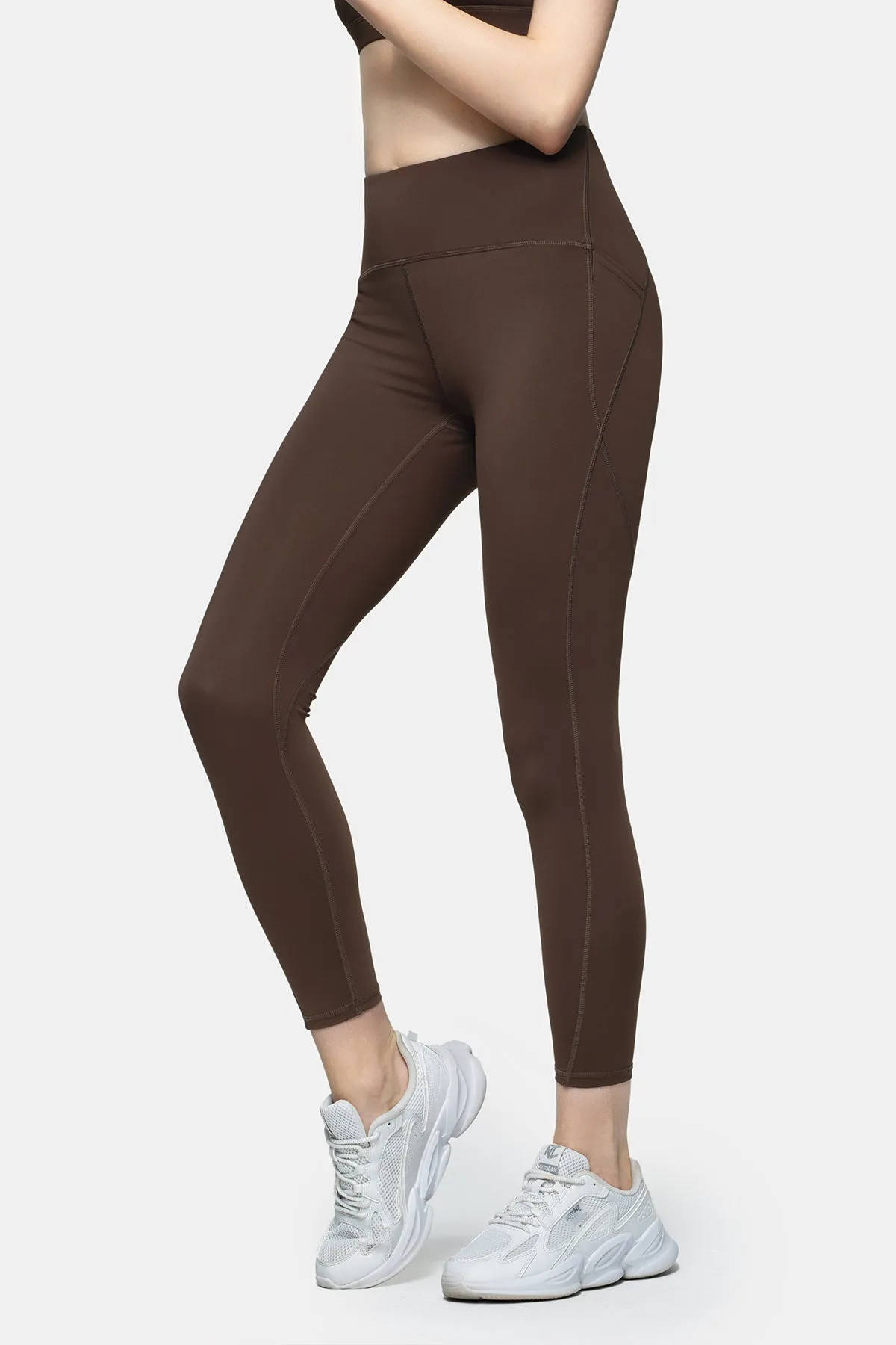 Performance High-Rise Leggings with Contoured Lines