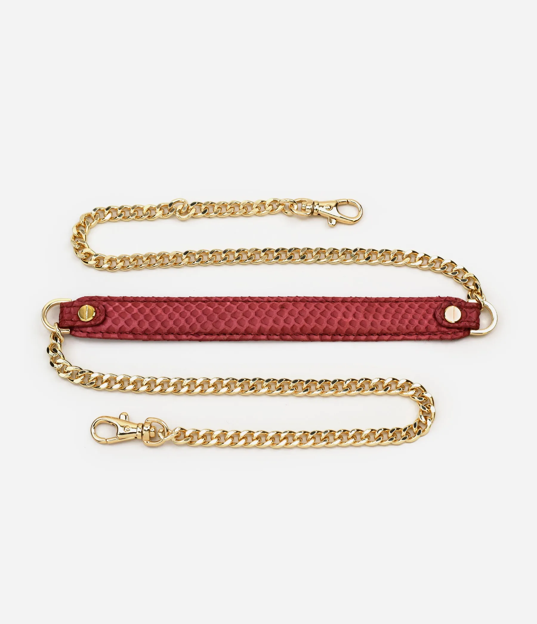 Python Padded Chain Shoulder Strap