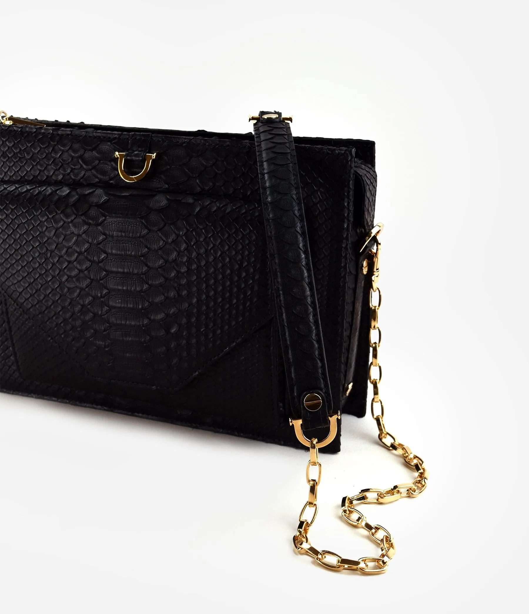 Python Padded Chain Shoulder Strap