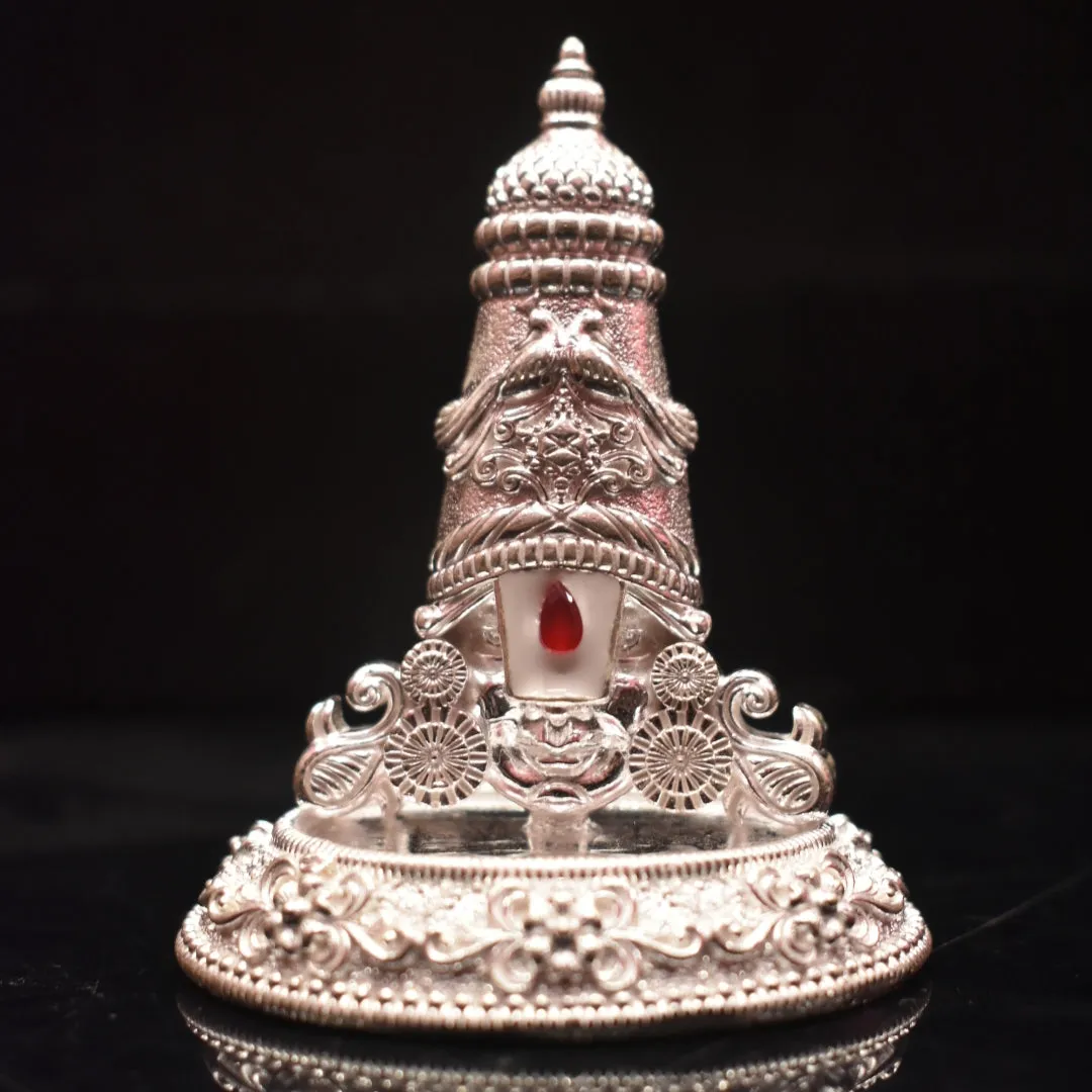 "Shine Bright: The Pure Silver Tirupati Balaji Idol - A Divine Masterpiece"