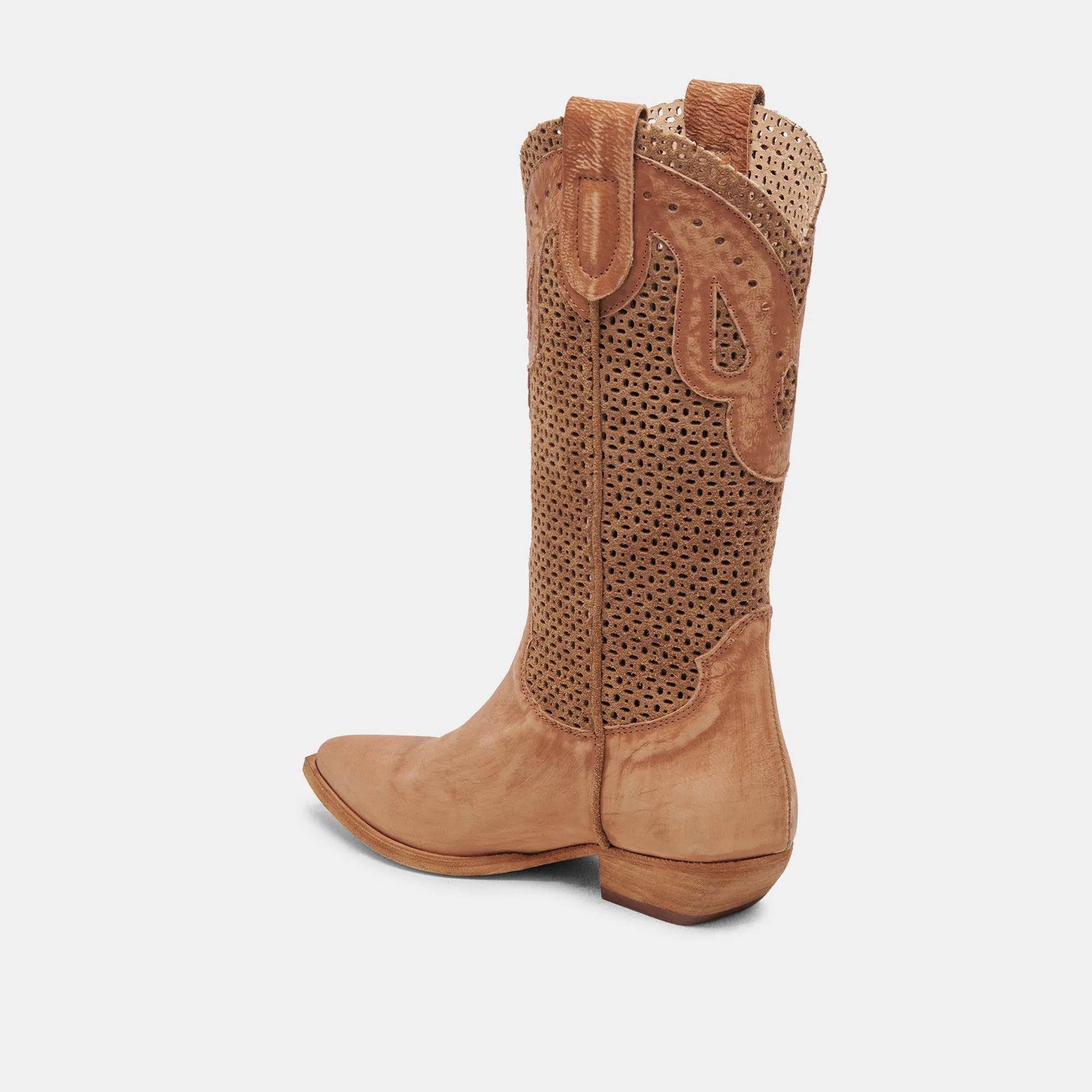 RANCH BOOTS DK BROWN SUEDE