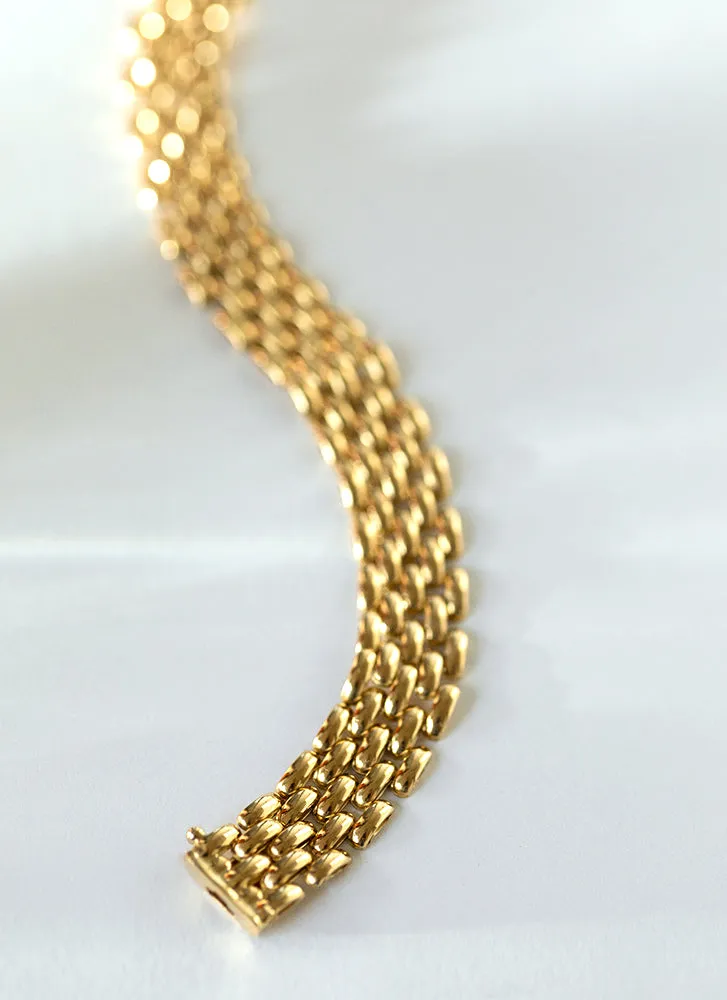 Sienna rolex chain bracelet 14k gold