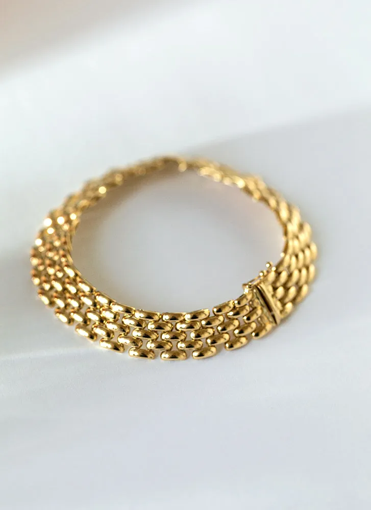 Sienna rolex chain bracelet 14k gold