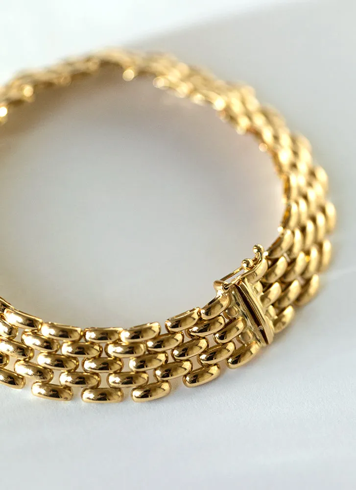 Sienna rolex chain bracelet 14k gold