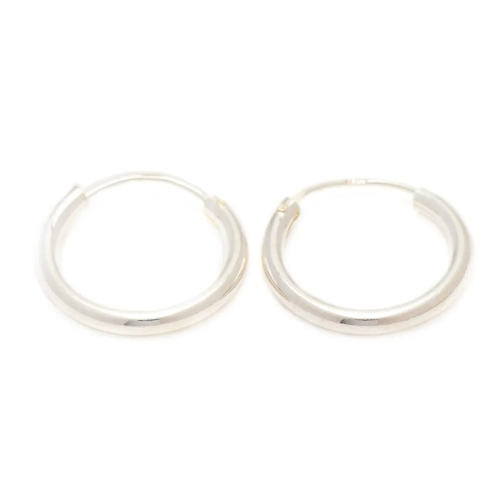 Silverworks E6860 Hoop Earring