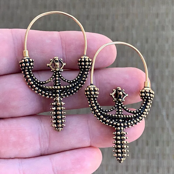 Slavic Earring Replicas - Bronze or Silver