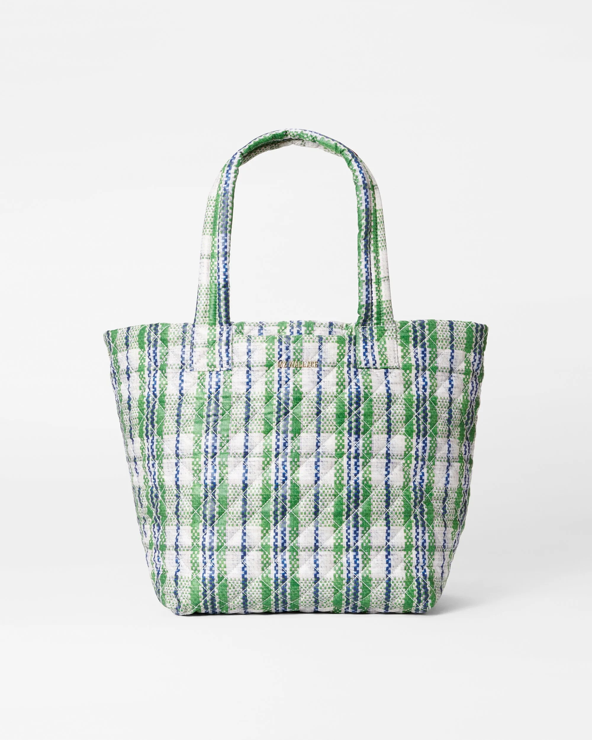 Spring Plaid Medium Metro Tote Deluxe