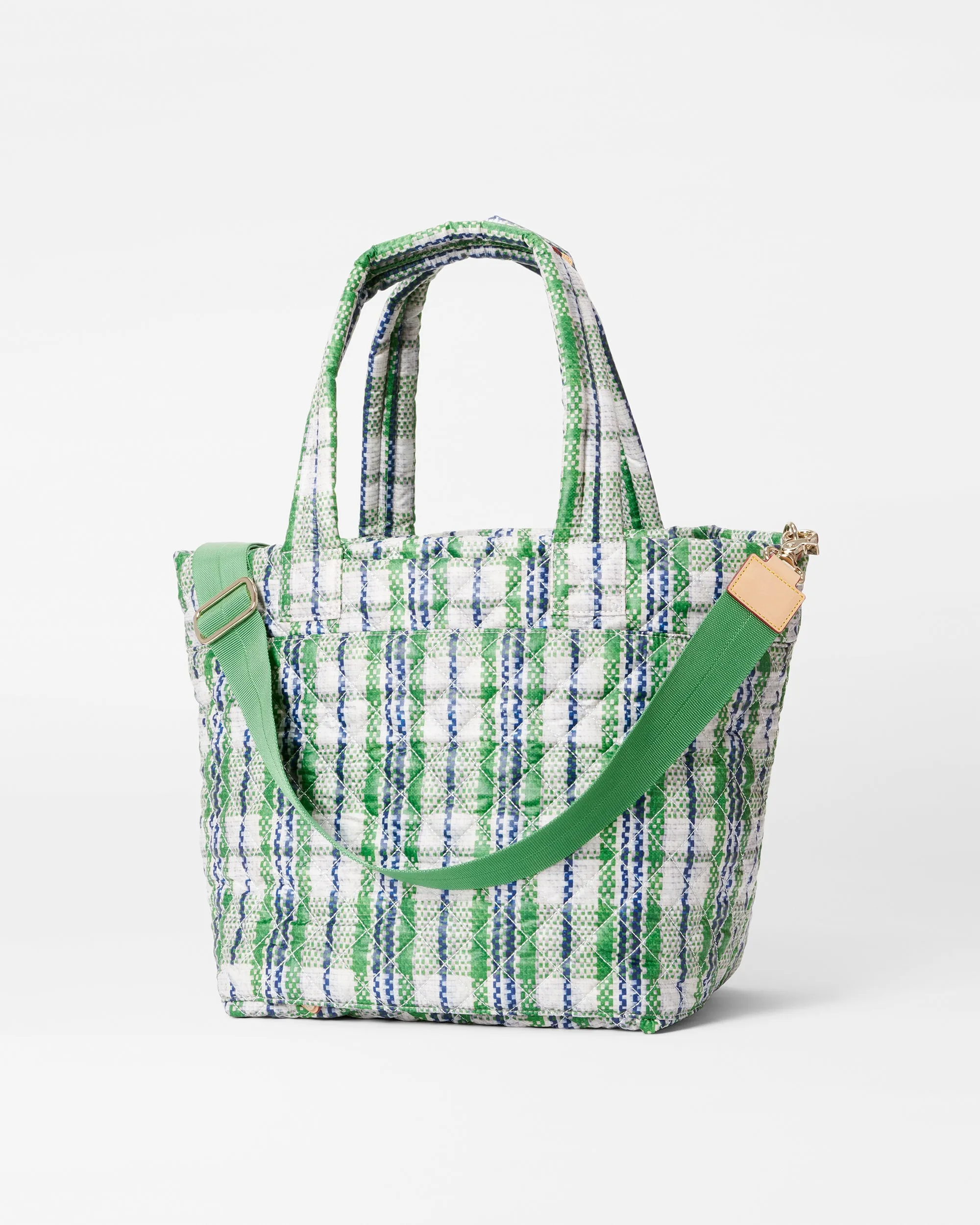 Spring Plaid Medium Metro Tote Deluxe