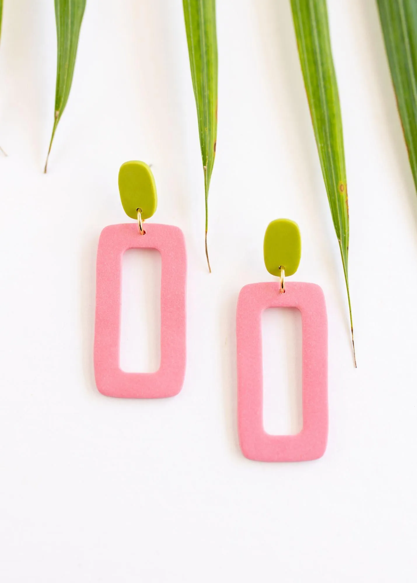 Strawberry Fizz Statement Earrings