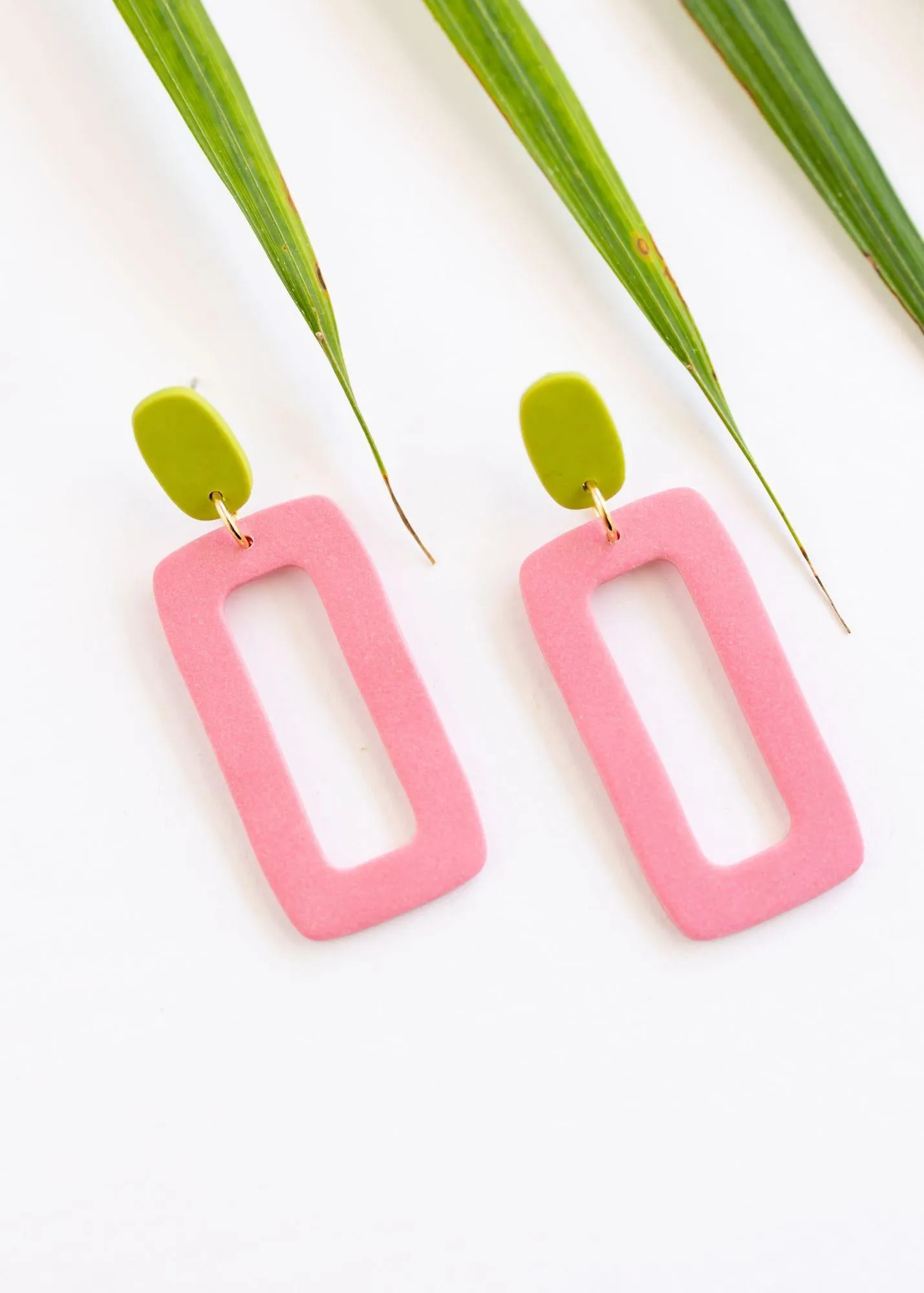 Strawberry Fizz Statement Earrings