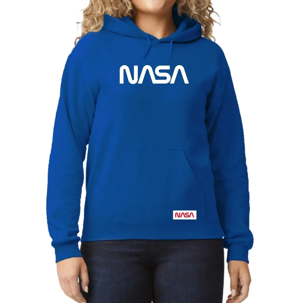 Sudadera para Mujer Hoodie Nasa Worm Red