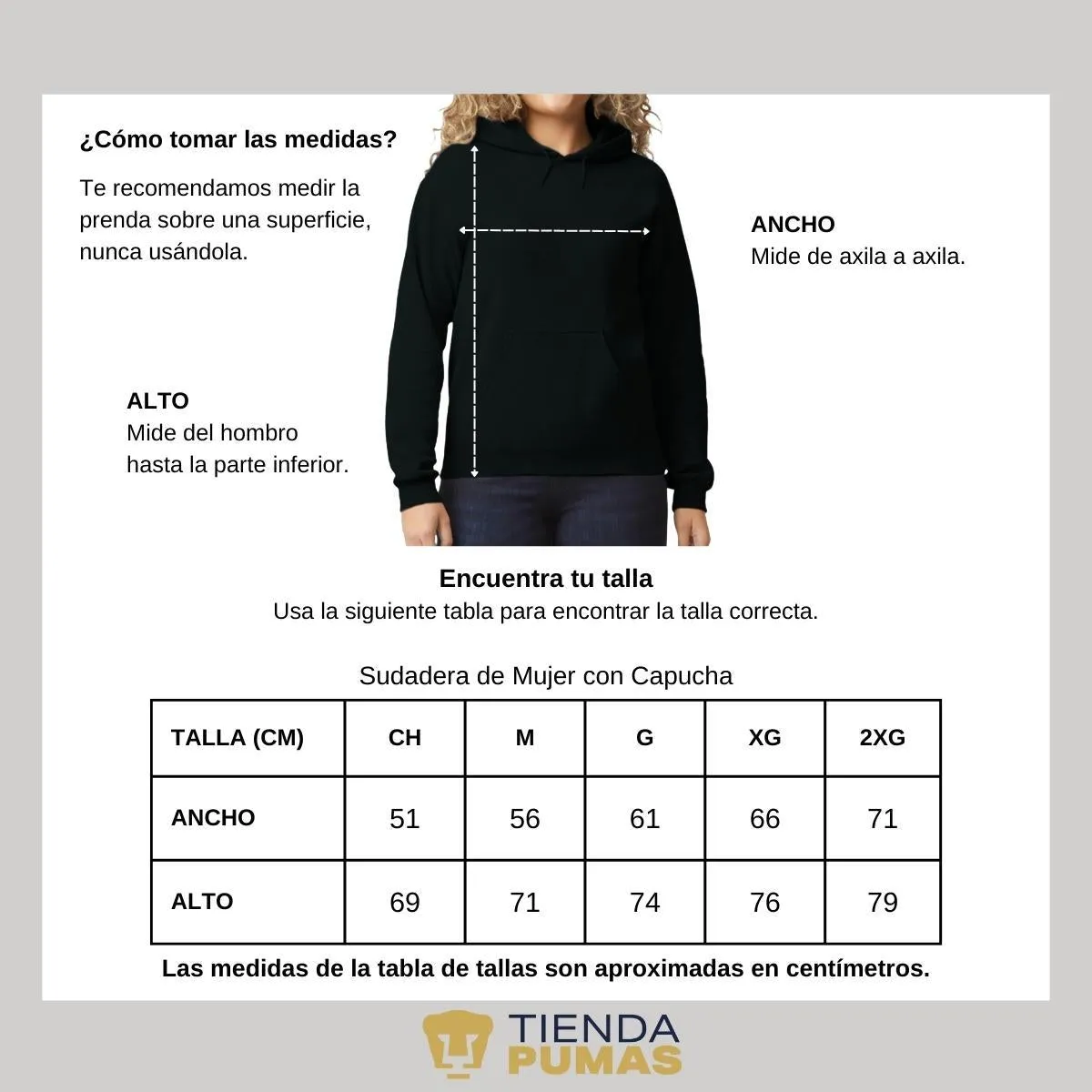 Sudadera para Mujer Hoodie Pumas UNAM Día de Muertos