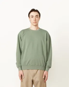 Super Gauze Sweat Pullover in Dusty Green