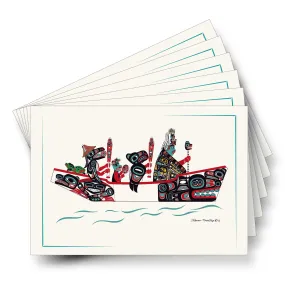 The Canoe Journey - Formline Art Cards