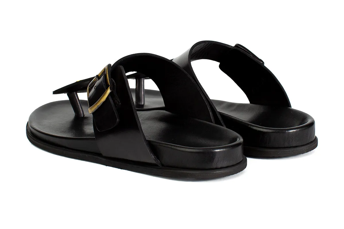 The Crusoe Sandal - Nero