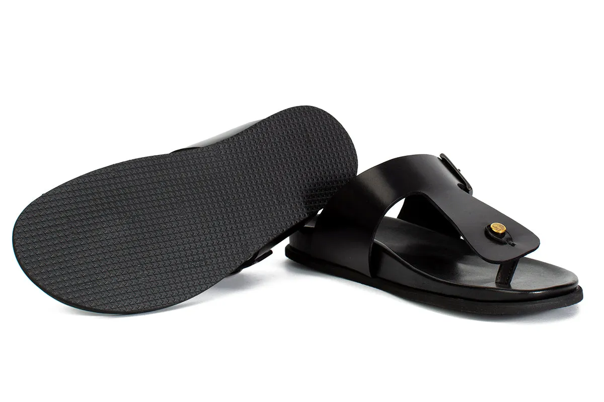 The Crusoe Sandal - Nero