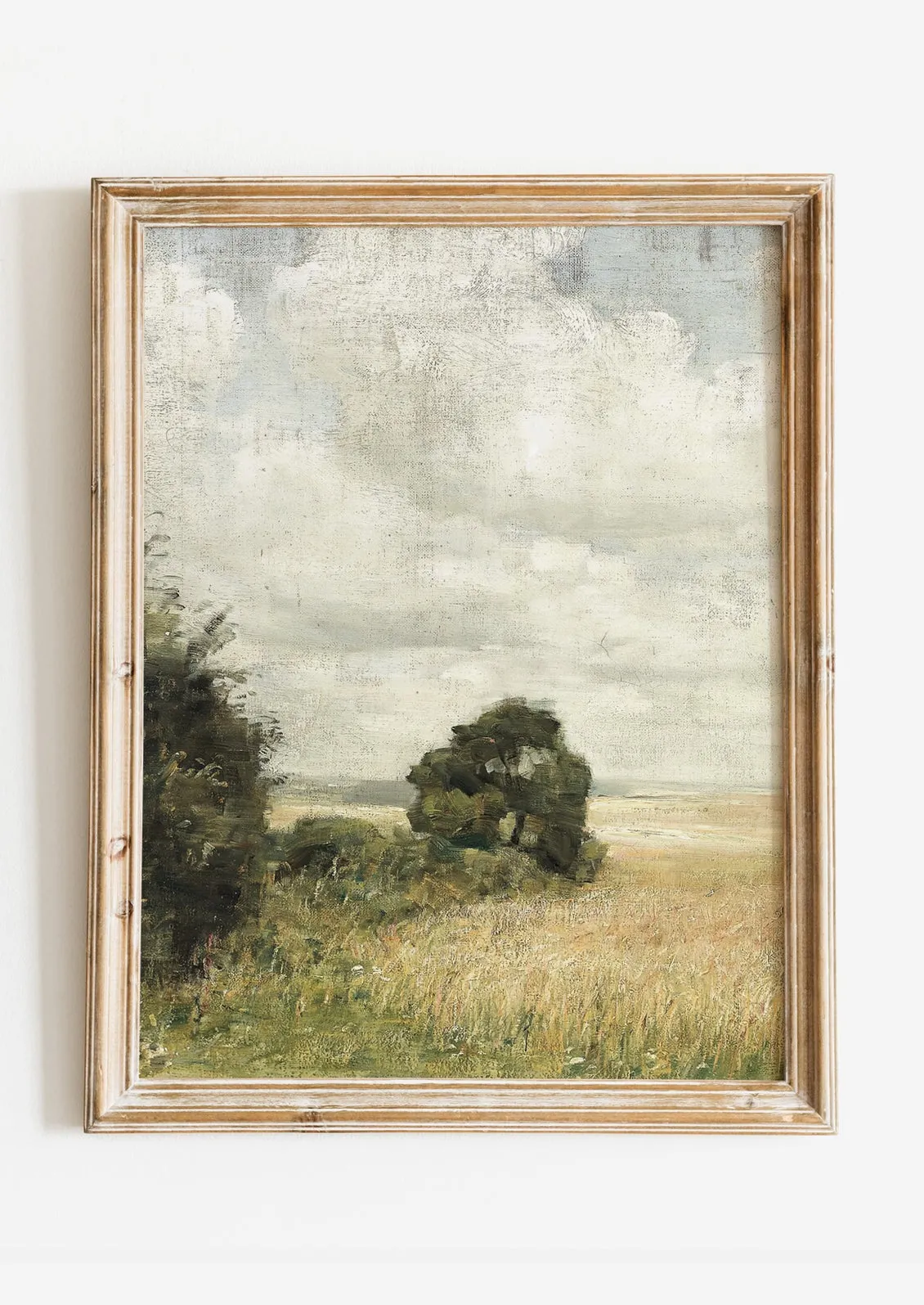 The Field Behind The Farmhouse Print