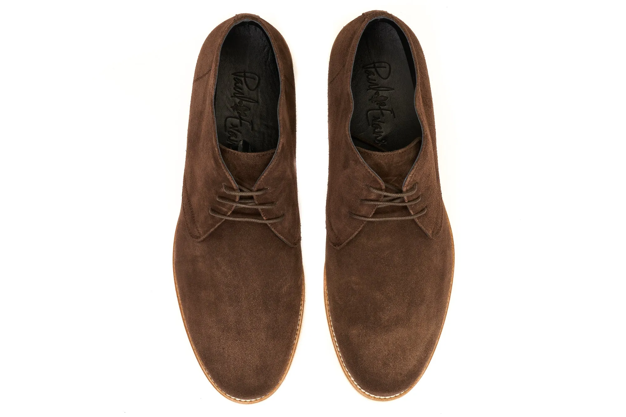 The Lawrence Chukka Boot - Dark Brown Suede