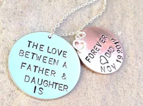 the love between a father and daughter is forever,Valentine Gift, gifts from dad, gifts to daughter,gifts for her, personalized,natashaaloha